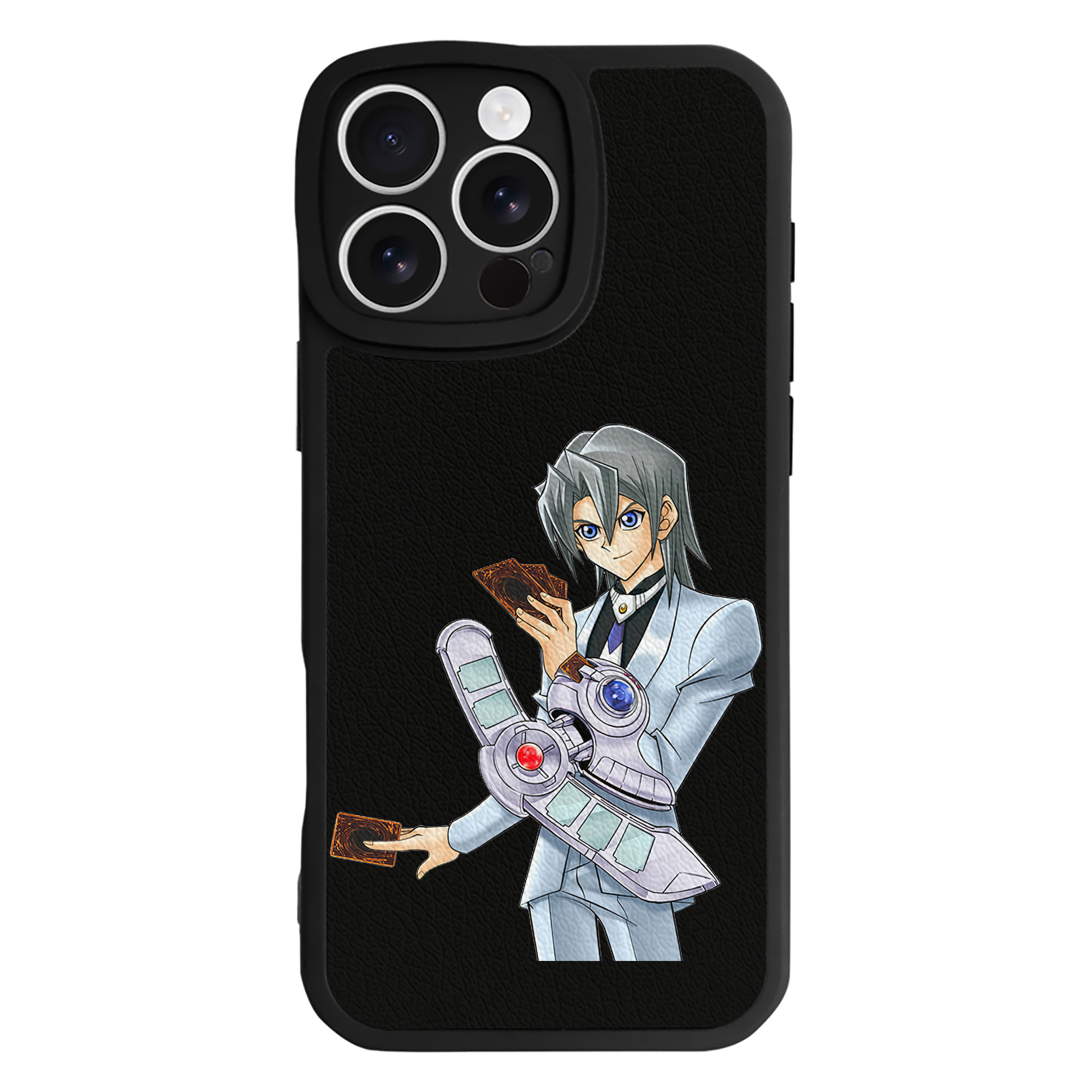 遊☆戯☆王 Yu-Gi-Oh! 【iPhone 16シリーズ対応】シリコンスマホケース（レザー調） 材質：シリコン